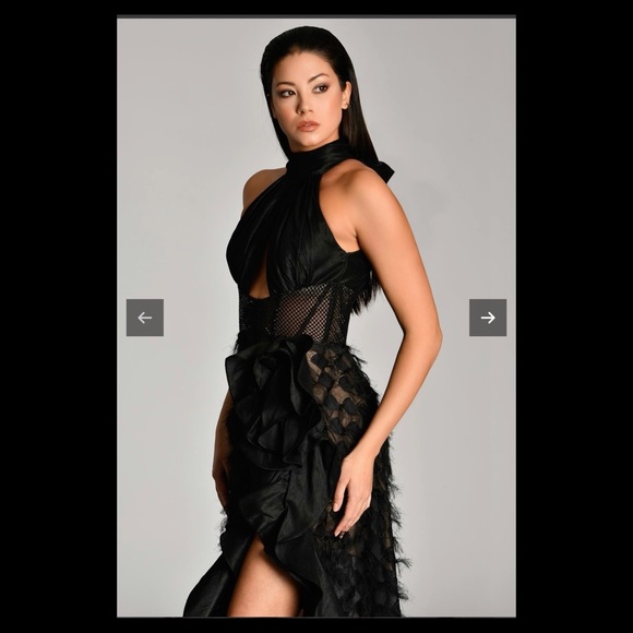 Alfabeta black gown, - Picture 7 of 9